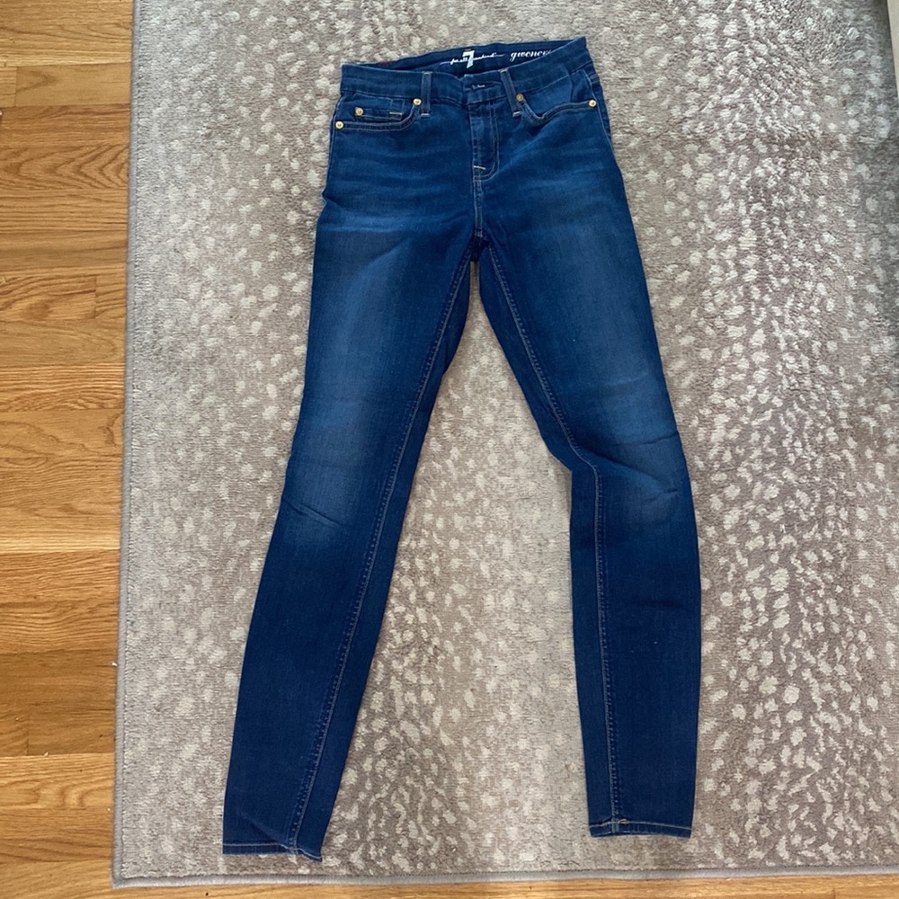 7 for all mankind size 25 jeans